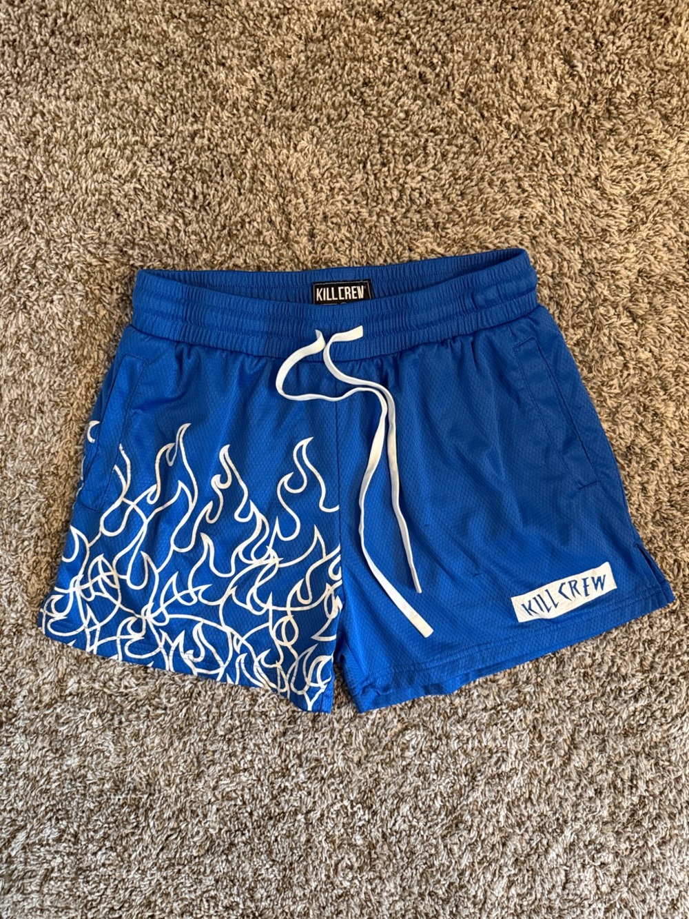 Kill Crew ‘MUAY THAI FLAME SHORTS (MID THIGH CUT)’